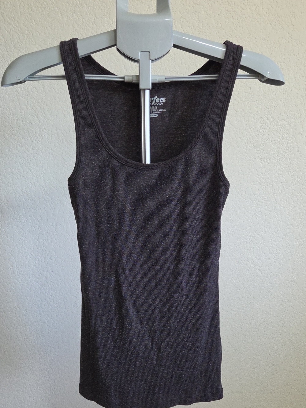 Old Navy Black Sparkle Tank Top